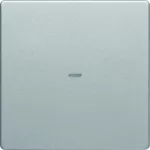 KNX e/s Q.x Klawisz z soczewką do modułu przycisku 1-kr, alu aksamit, lak.