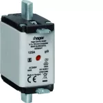 Wkładka bezp. nożowa NH00 wsk.podw. uchwyt izol. gG 125A 500VAC