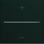 lumina Płytka czołowa do ściemniacza przyciskowego z Bluetooth czarny