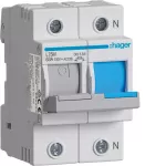 Modułowy rozłącznik bezpiecznikowy poziomy D02 1P+N 63A 400VAC 110/220VDC