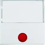 B.Kwadrat Klawisz z 5 dołącz. socz. i p.opis. do łączników 1-klaw., biały