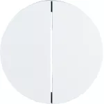 R.x Klawisze do łącznika dwuklawiszowego biały