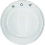 R.x Płytka czołowa z pokrętłem do łącznika żaluzjowego obrotowego, biały