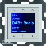 B.x Radio Touch DAB+, Bluetooth alu mat