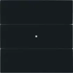 B.IQ Przycisk 3-krotny komfort, szkło czarne