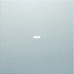 KNX e/s B.x Klawisz z soczewką do modułu przycisku 1-kr, alu mat, lak.