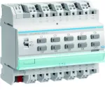 KNX s Sterownik załączający / żaluzjowy 4 A, 10-/5-kr, 6 mod
