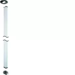 tehalit.DA200 Kol jednostronna DA200-80 z zaciskiem mocującym H=3,4m biały