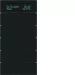 B.IQ Przycisk 5-kr z reg. temp. i wyśw. szkło czarne