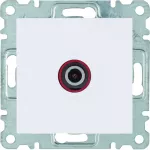 lumina Gniazdo pojedyncze TV dla instalacji indywidualnych, biały