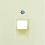 B.Kwadrat Płytka czołowa do gniazda przyłącz. UAE 1-kr komp./tel., krem