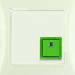 B.Kwadr/S.1 System przywoławczy Przycisk anulow/potw obecności z ramką, krem