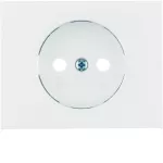 K.1 Płytka czołowa do gniazda bez uz. biały