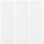 B.Kwadrat Klawisze do łącznika 3-klawiszowego biały