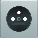 Q.x Płytka czołowa z przysłonami styków do gn. z uziem. alu aksamit, lakierowany