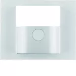 KNX e/s K.x Płytka czołowa do modułu czujnika ruchu KNX, alu mat, lak.