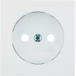 B.3/B.7 Płytka czołowa do gniazda bez uz. biały