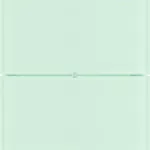 B.IQ Przycisk 2-krotny komfort, szkło białe