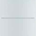 B.IQ Przycisk 2-krotny standard, aluminium