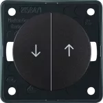 Integro Flow Łącznik żaluzj. wielokl. przyc., nadr. symb. "Strzałka", brąz