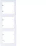 lumina soul Ramka 3-krotna pionowa, biały