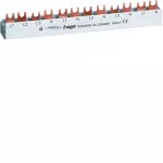 Szyna grzebieniowa widełkowa pozioma L1L2L3N L1N L2N L3N L2N 12mm2 80A 12M