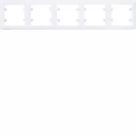 lumina soul Ramka 5-krotna pozioma, biały
