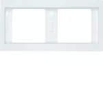 K.1 Ramka 2-krotna pozioma, biały, połysk