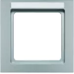 Q.3 Ramka 1-krotna z polem opisowym, alu, aksamit