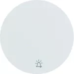 R.x Klawisz nadr. symb. "dzwonek" do łącz. klaw. 1-kr, biały