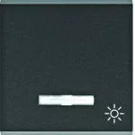 lumina Klawisz kontrolny z symbolem „Światło”, czarny