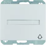 K.5 Gniazdo SCHUKO z pokrywą i p.opis. alu