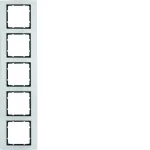 B.3 Ramka 5-krotna, alu/antracyt