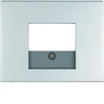 K.5 Płytka czołowa do gniazda głośn. i gniazda ład. USB, alu