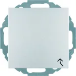 B.Kwadrat/B.7 Gniazdo SCHUKO z uz. z pokrywą z przesł. st. alu