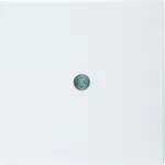 B.Kwadrat/S.1/B.3/B.7 Płytka czołowa do przyłączy kablowych, biały, połysk