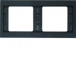 K.1 Ramka 2-krotna pozioma, antracyt mat, lakierowany