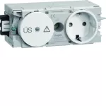 tehalit.WA Gniazdo SCHUKO z ogranicznikiem przeciwprzepięciowym WAGO C-profil bi