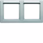 Q.1 Ramka 2-krotna pozioma z polem opisowym, alu, aksamit