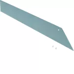 tehalit.AK Końcówka 1-str skos pokrywy 400X70mm stal