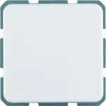 IP44 Gniazdo SCHUKO z pokrywą, biały, p/t