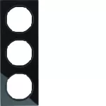 R.3 Ramka 3-krotna, szkło, czarny