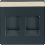 Q.x Płytka czołowa podwójna zas. chr. p. kurz., p.opis., ant aks, lak