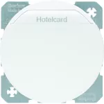R.1/R.3/R.8 Łącznik przekaźnikowy na kartę hotelową, biały