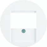 R.1/R.3 Płytka czołowa do gniazda głośnikowego biały