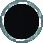 R.classic Ściemniacz obrotowy komfort, czarny, obc. R/L/C 20-420 W, LED 3-100 W