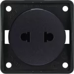 Integro Flow Gniazdo bez uz. "Standard Euro-Amerykański", brąz