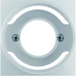 B.Kwadrat/B.7 Płytka czołowa do sygn. świetlnego E14 alu