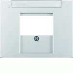 K.5 Płytka czołowa do gniazda głośnikowego alu