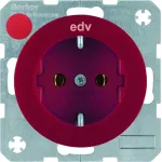 R.1/R.3 Gniazdo SCHUKO z nadrukiem czerwony